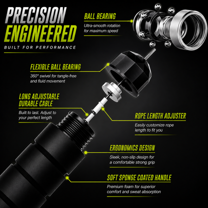 CoreRise™ – Speed Rope | High-Speed Ball Bearings