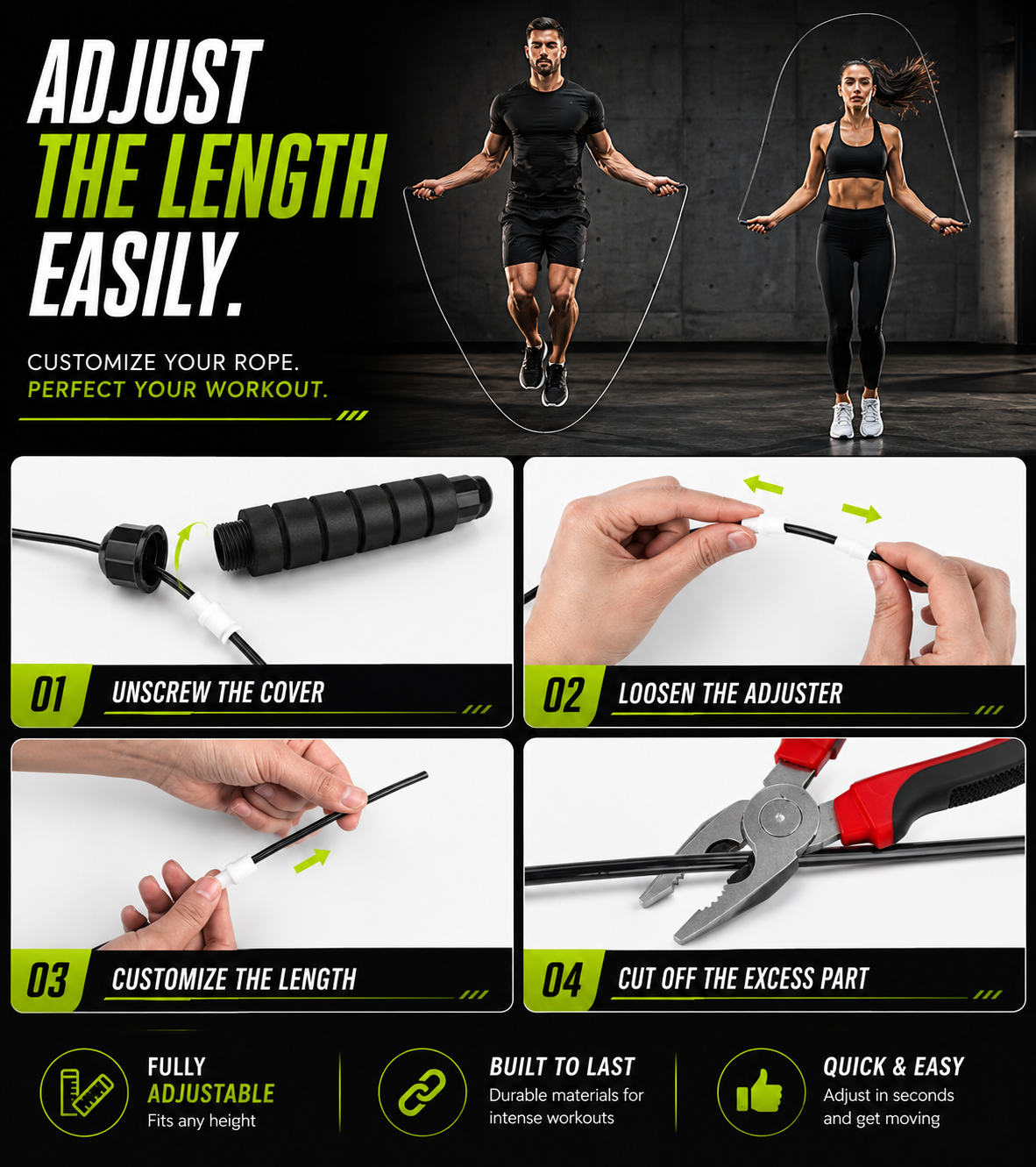CoreRise™ – Speed Rope | High-Speed Ball Bearings
