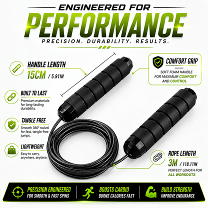 CoreRise™ – Speed Rope | High-Speed Ball Bearings